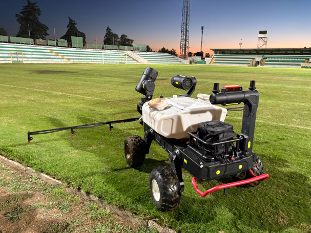 Tratamiento en campo de fútbol