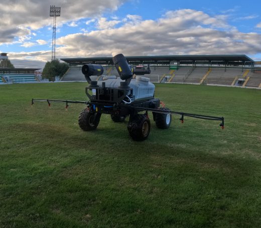Tratamiento en campo de fútbol