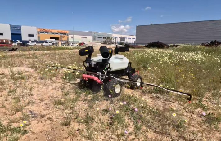 Tratamiento con barras pulverizadoras